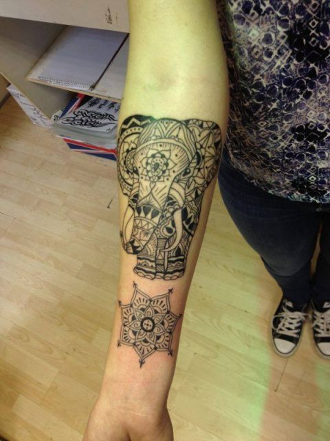 Tattoo uploaded by Richard Nielsen  dotwork mandala sleeve filler  nztattoo  Tattoodo