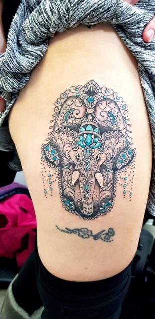 Hamsa Tattoos Protect Lucky Spirits | Ratta Tattoo