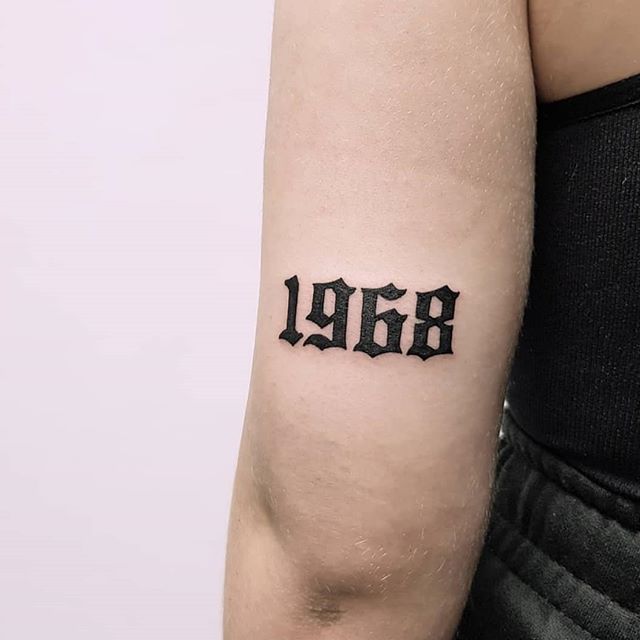 Number Tattoo Designs | TattooMenu