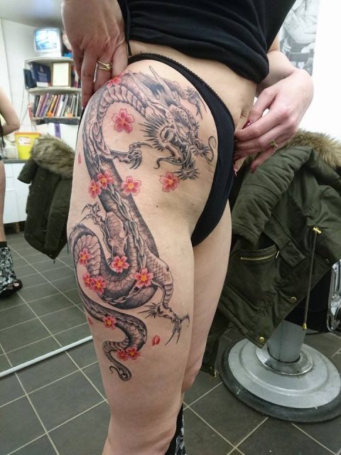 165 Dragon Tattoo Designs For Women 2023 Arms Shoulder Chest