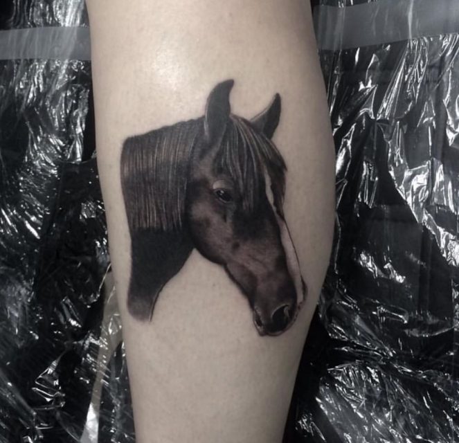 Buy Temporary Tattoo Running Horse Various Sizes / Tattoo Flash Online in  India - Etsy