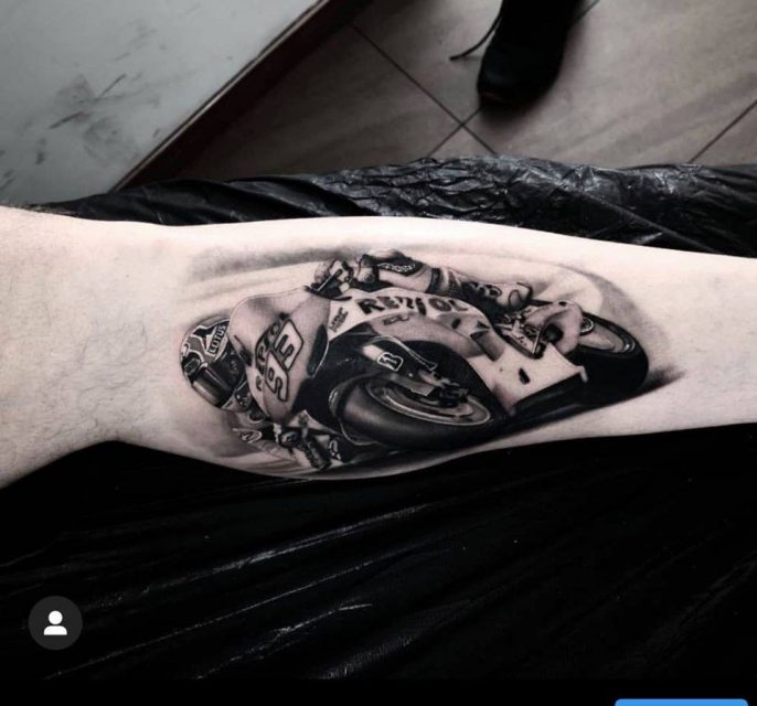 50 Badass Biker Tattoos - Designs, Ideas & Pictures - Tattoo Me Now